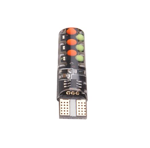 T10 w5w RGB LED Remote Controller Car Bulb