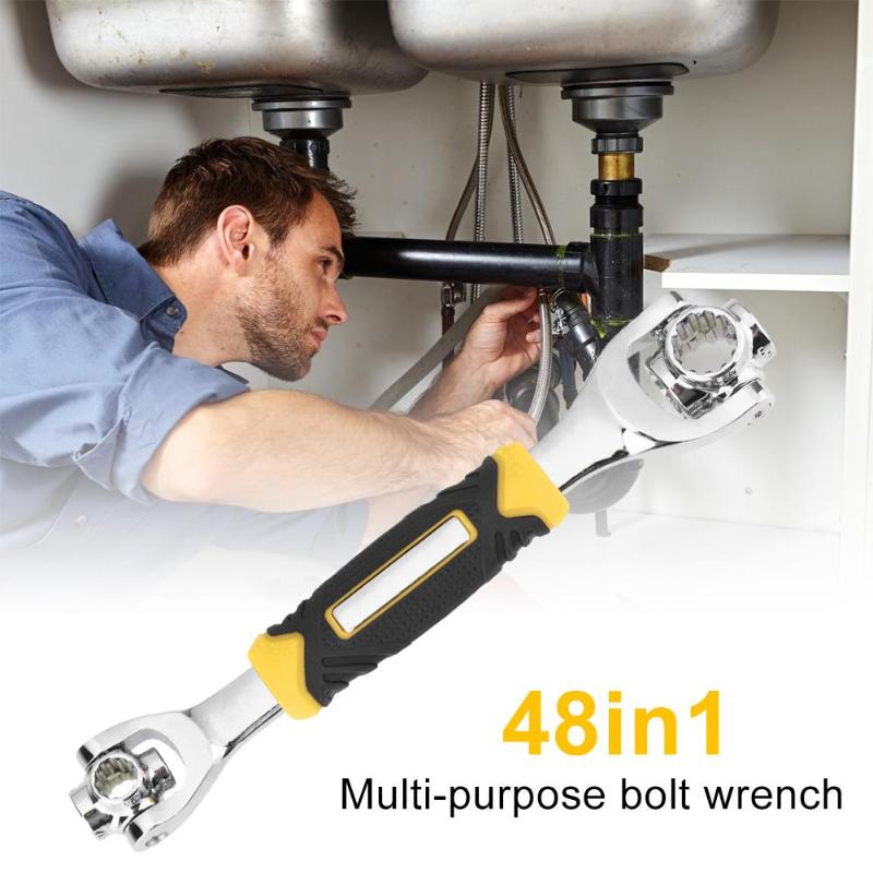 48 in 1 Multipurpose Bolt 360 Degree Socket Wrench