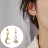 Crystal Flower Drop Earrings for Women