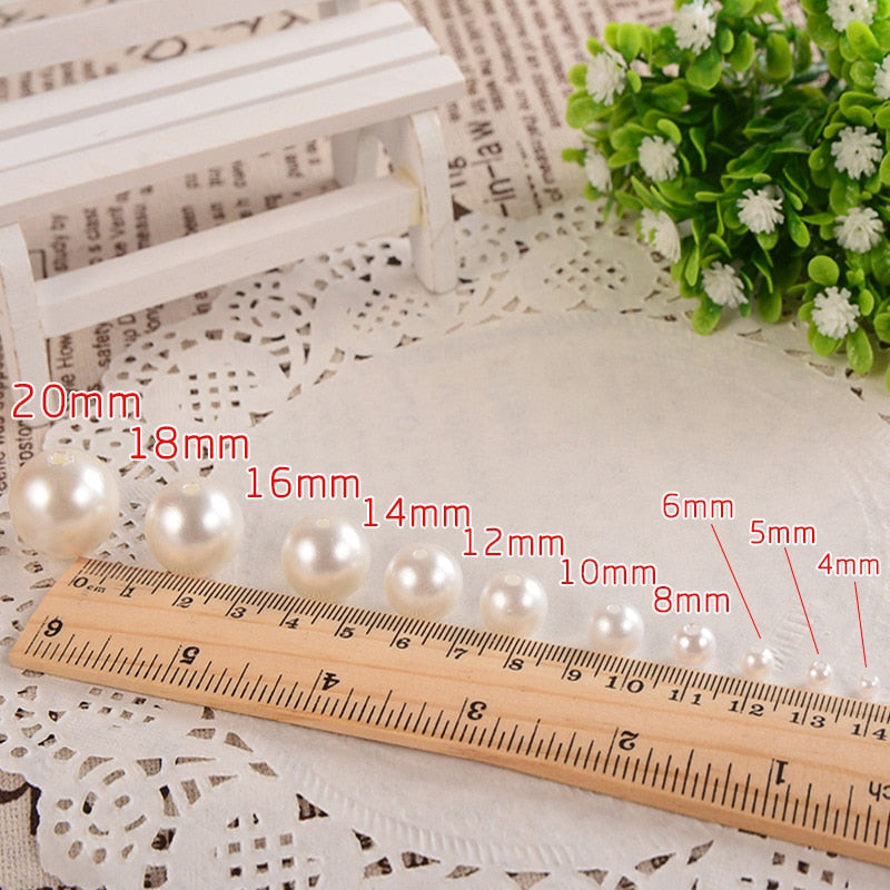 4/6/8/10/12/14/16mm pearl beads Craft For Fashion Jewelry