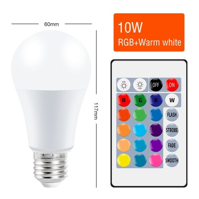 16Color 110V RGBW Magic Led Bulb