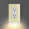 Outlet Wall Plate With LED Light