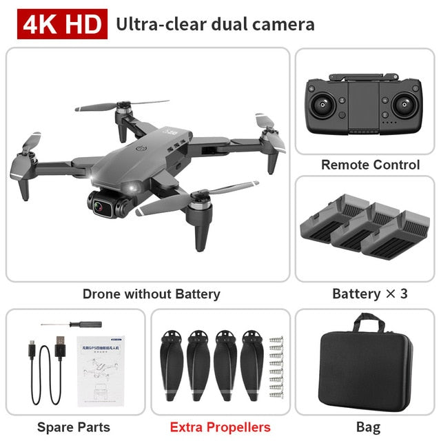 GPS Drone 4K Dual HD Camera Professional Aerial Photography