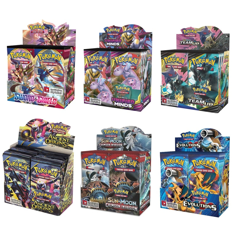 324Pcs/Box Pokemon Cards