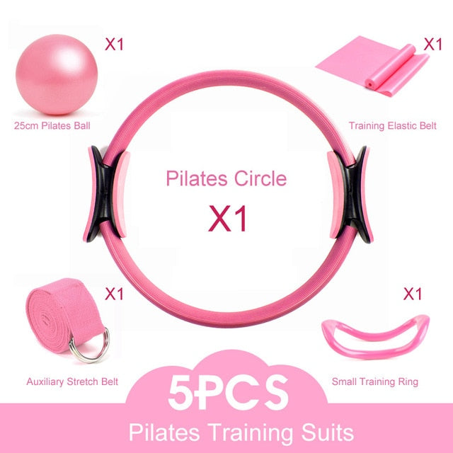 5PCS Yoga Ball Magic Ring Pilates