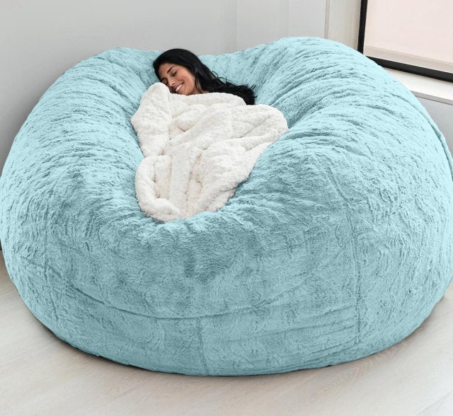 Living Room Furniture Fur Giant Bean Bag