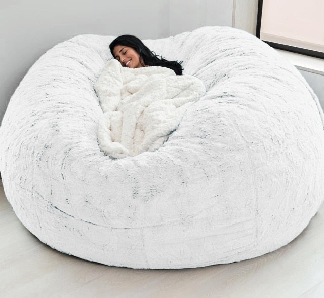 Living Room Furniture Fur Giant Bean Bag