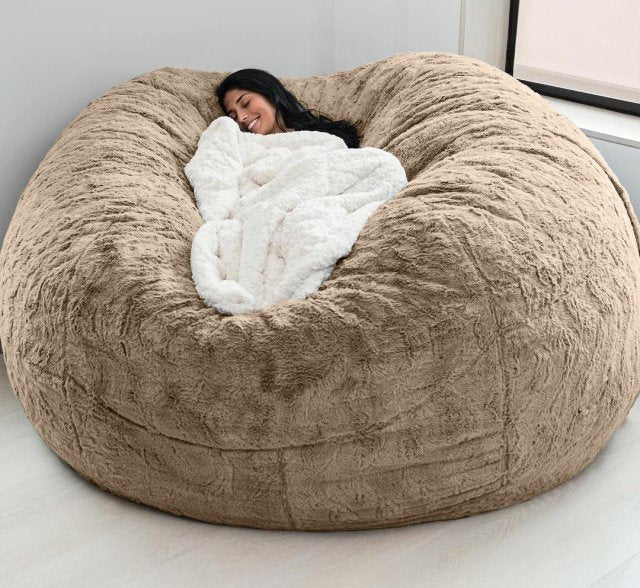 Living Room Furniture Fur Giant Bean Bag