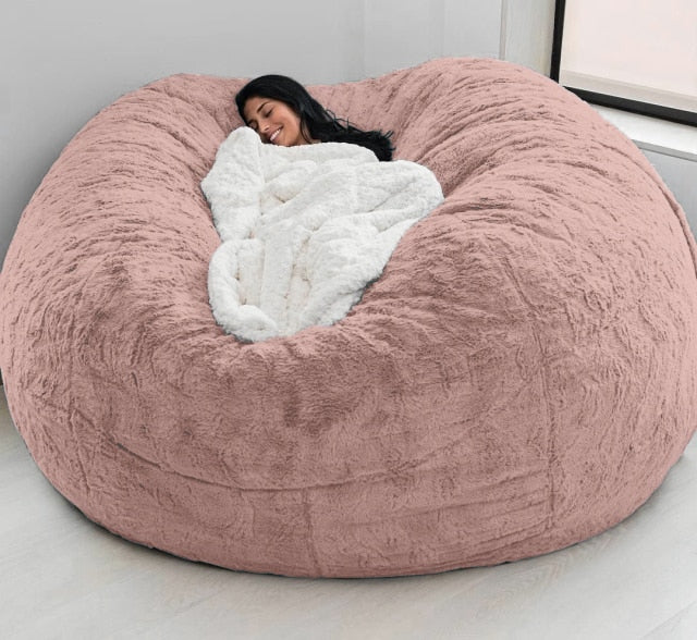 Living Room Furniture Fur Giant Bean Bag