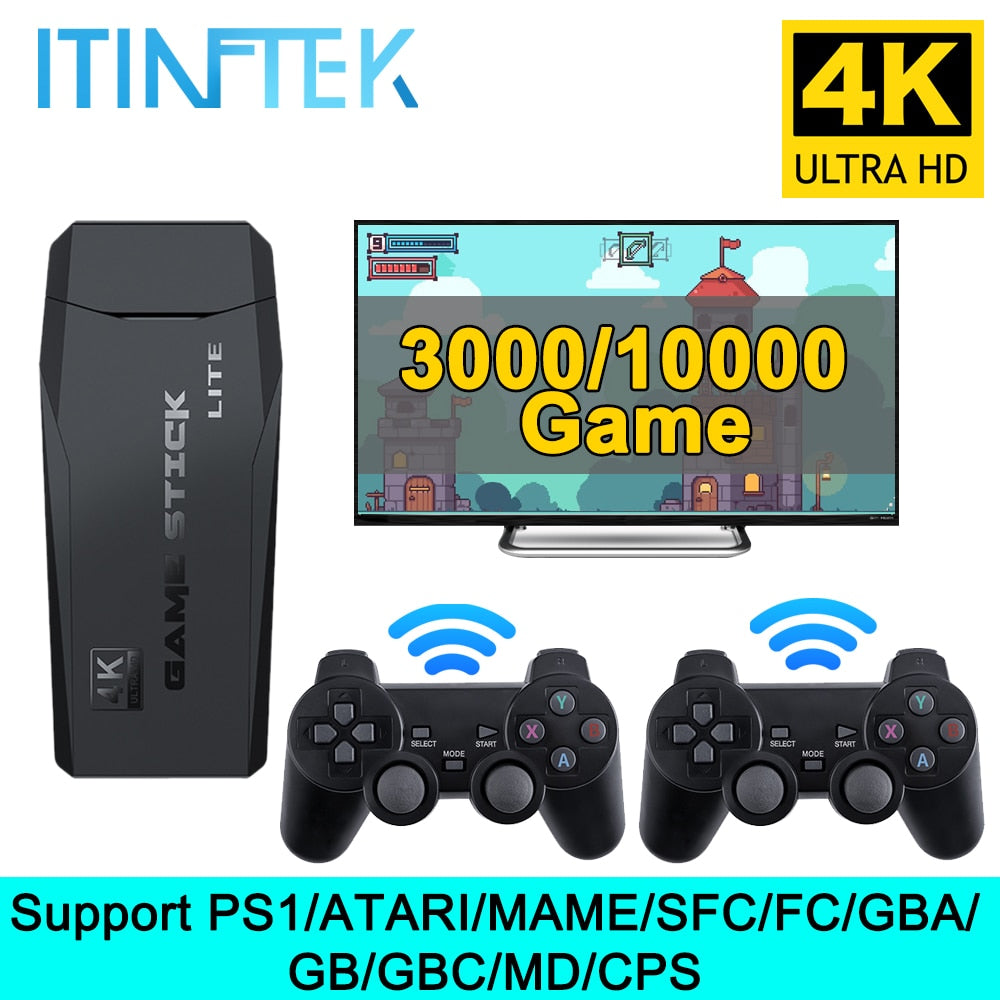 Wireless Video Game Console 4K HD Display