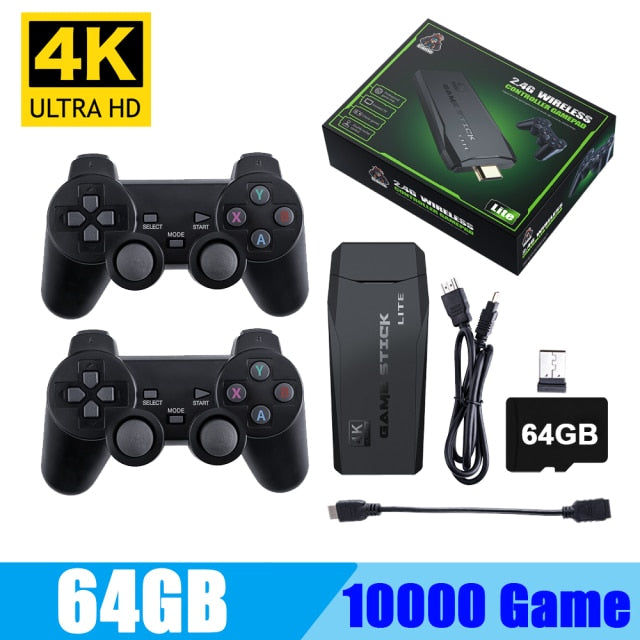 Wireless Video Game Console 4K HD Display