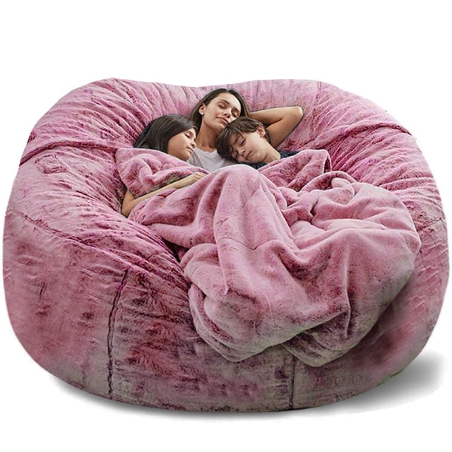 Living Room Furniture Fur Giant Bean Bag