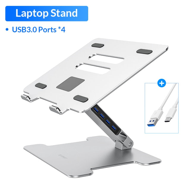 4 Port USB3.0 Foldable Laptop Stand