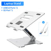 4 Port USB3.0 Foldable Laptop Stand