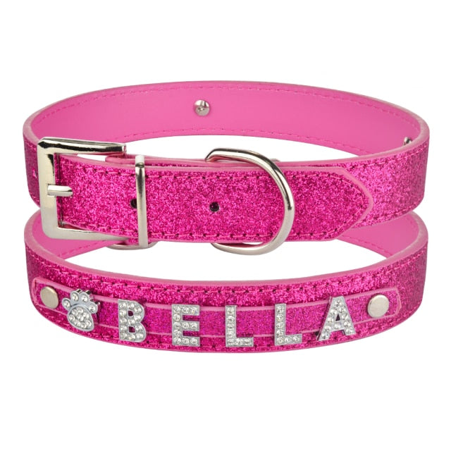 Personalized Dog Leather Collar