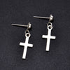 Women Cross Earrings Pendant