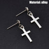 Women Cross Earrings Pendant