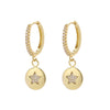 Gold Color Earrings Pendant