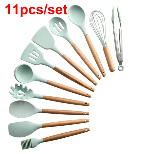 Silicone High Temperature Resistant Kitchen Utensil Set