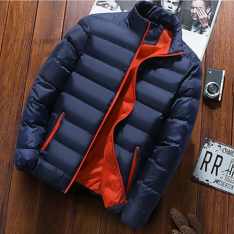 Men Winter Thick Velvet Windproof Down Coat