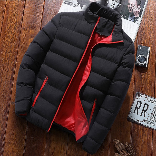 Men Winter Thick Velvet Windproof Down Coat