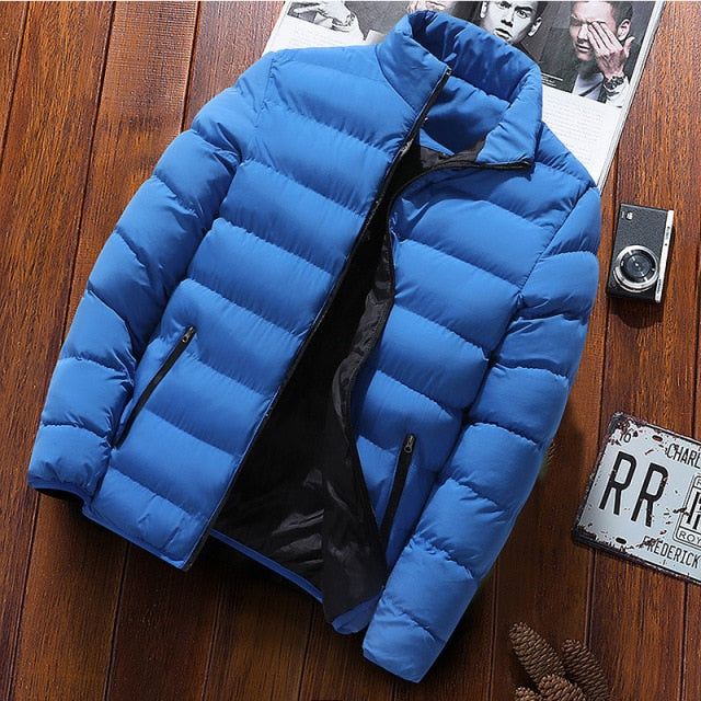 Men Winter Thick Velvet Windproof Down Coat