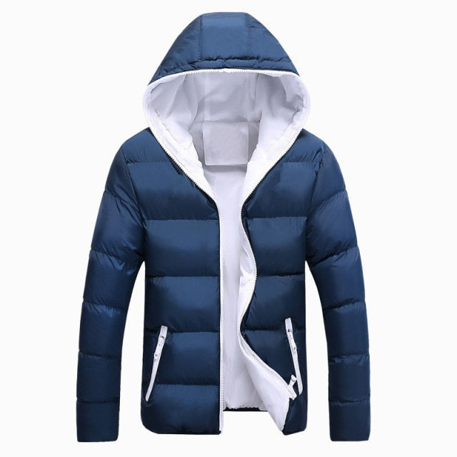 Men Winter Thick Velvet Windproof Down Coat