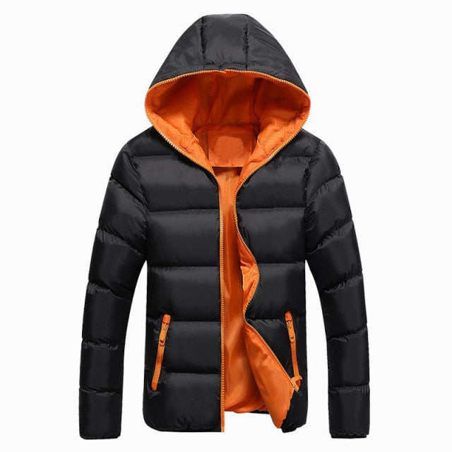 Men Winter Thick Velvet Windproof Down Coat