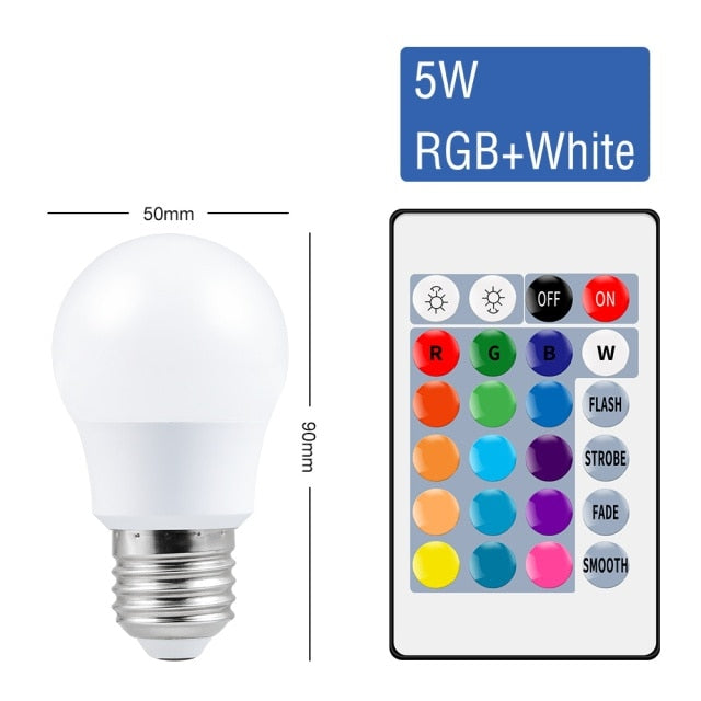 16Color 110V RGBW Magic Led Bulb