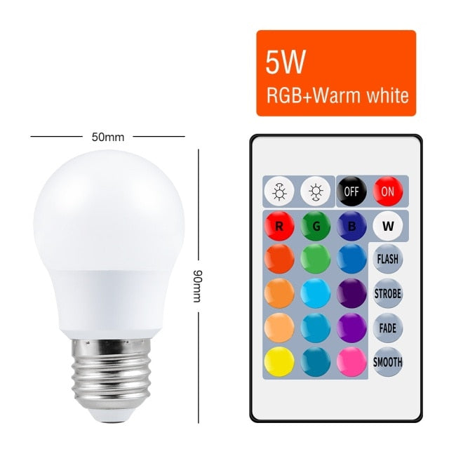 16Color 110V RGBW Magic Led Bulb