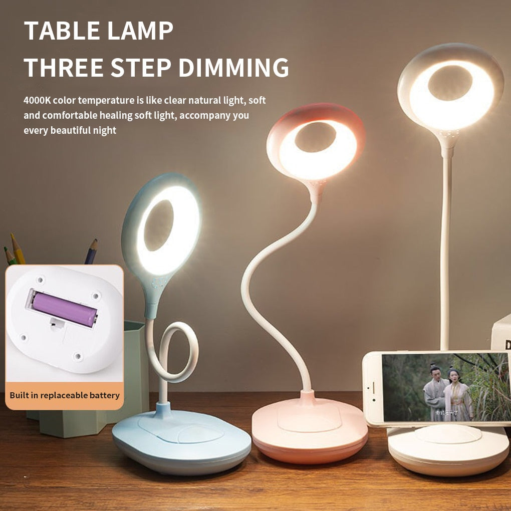 LED Foldable Dimmable Touch Table Desk Lamp