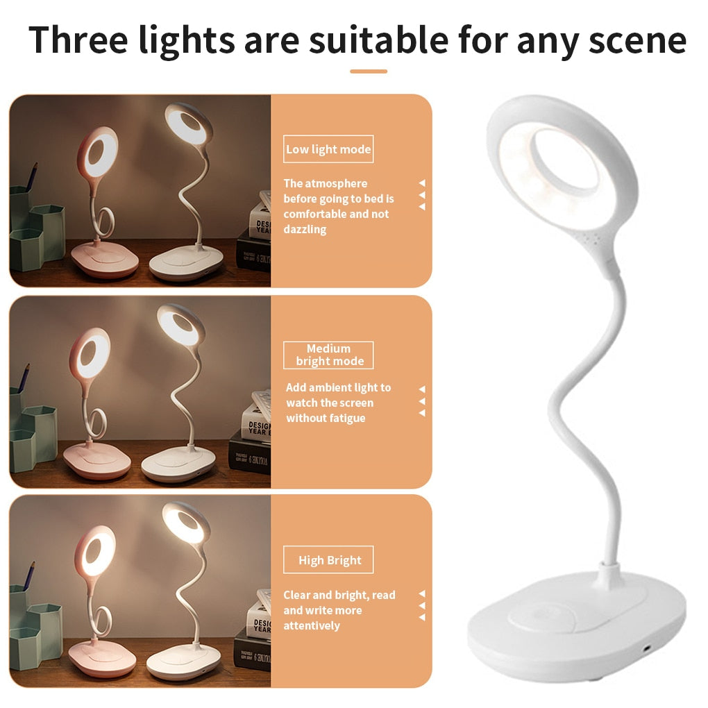 LED Foldable Dimmable Touch Table Desk Lamp