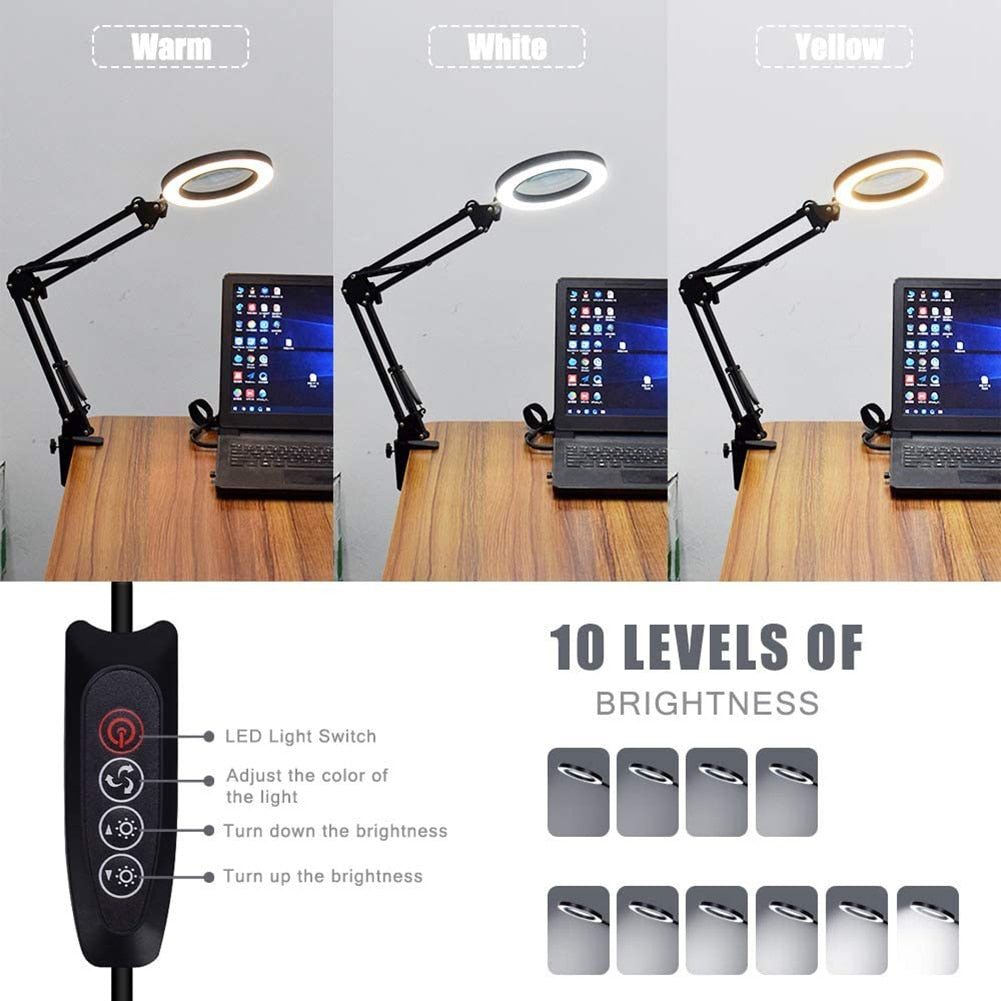 USB LED 6x Table Lamp For Reading